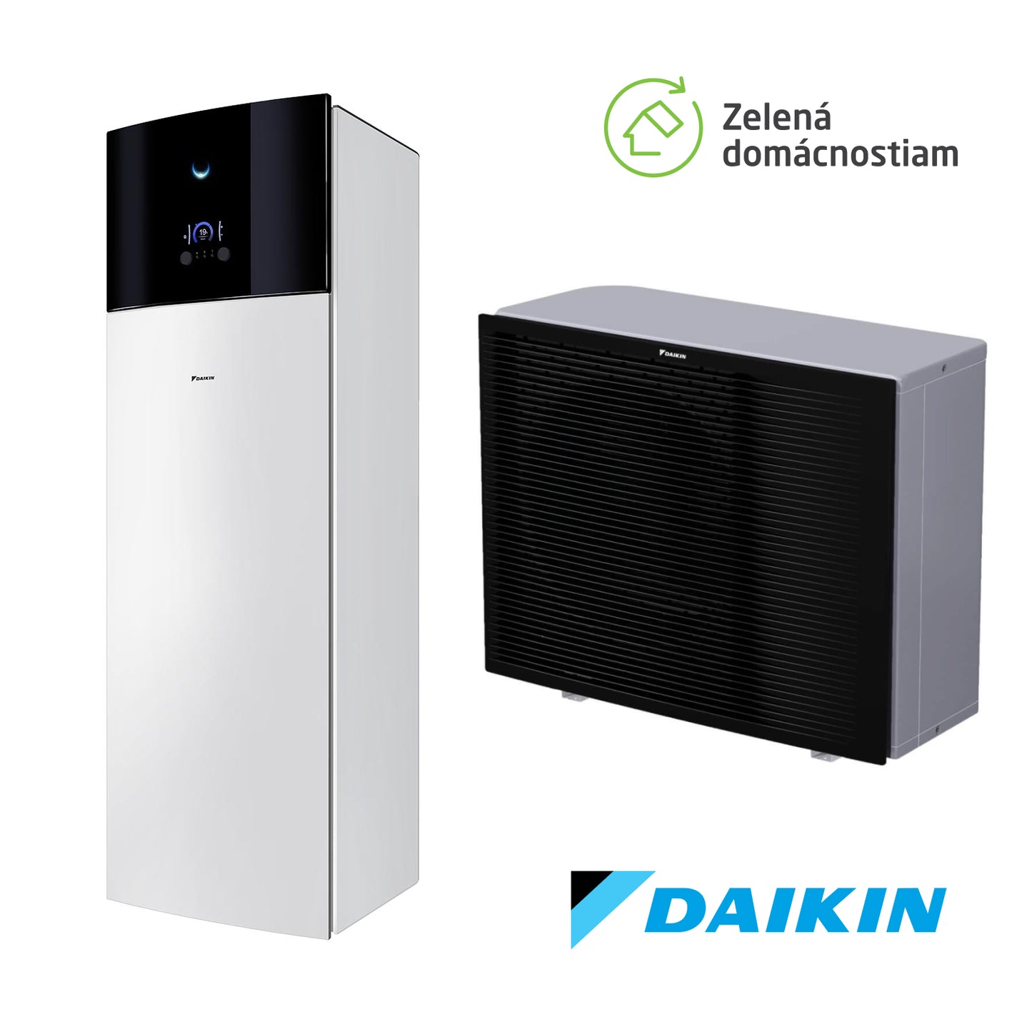 Daikin Altherma 3 H HT - vonkajšia jednotka +
Daikin Altherma 3 H HT F - vnútorná jednotka - set pre dom do 320 m²