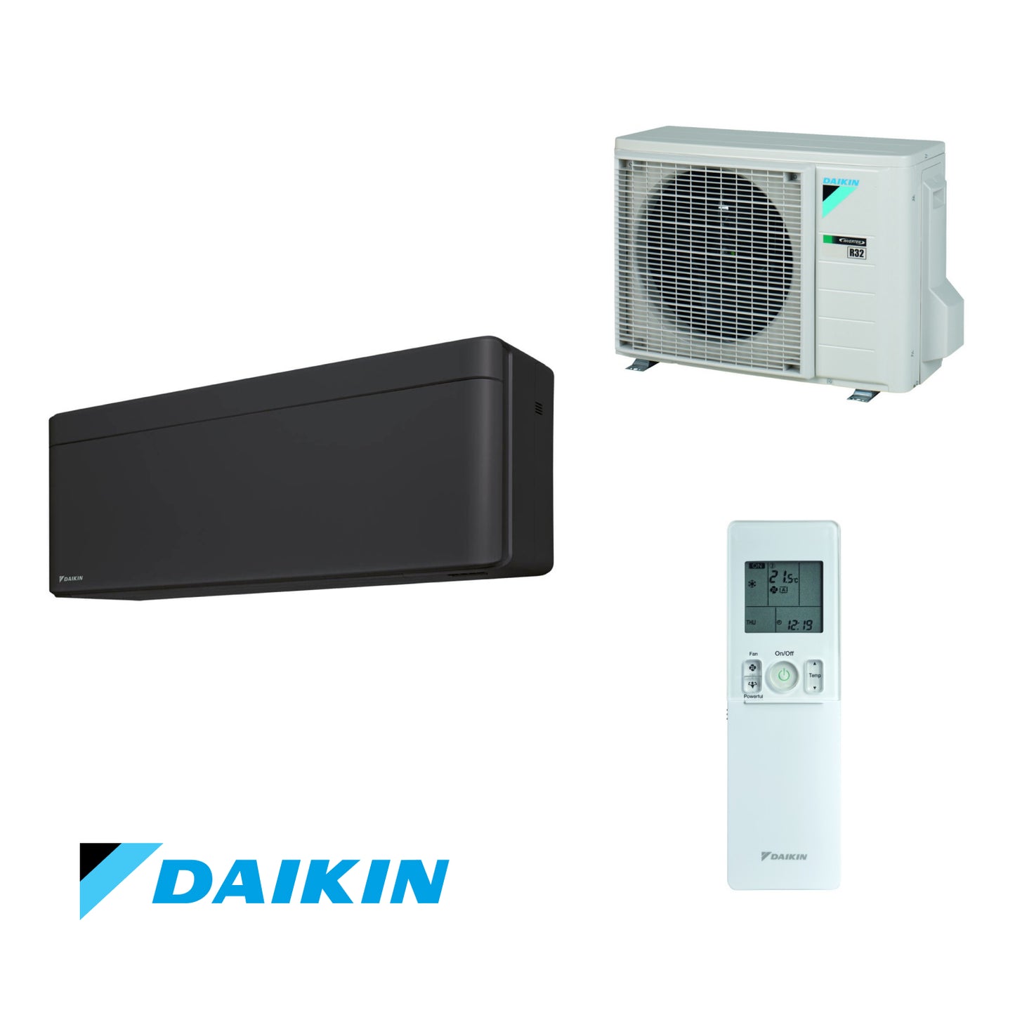 Daikin Stylish - komplet vnútorná a vonkajšia jednotka 2,0 kW čierna